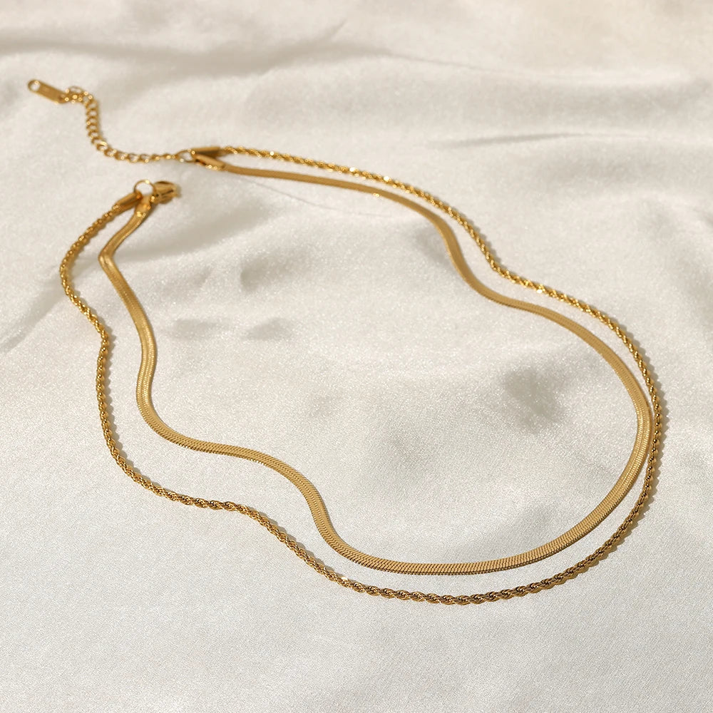 Necklace Minimal Flat Chain