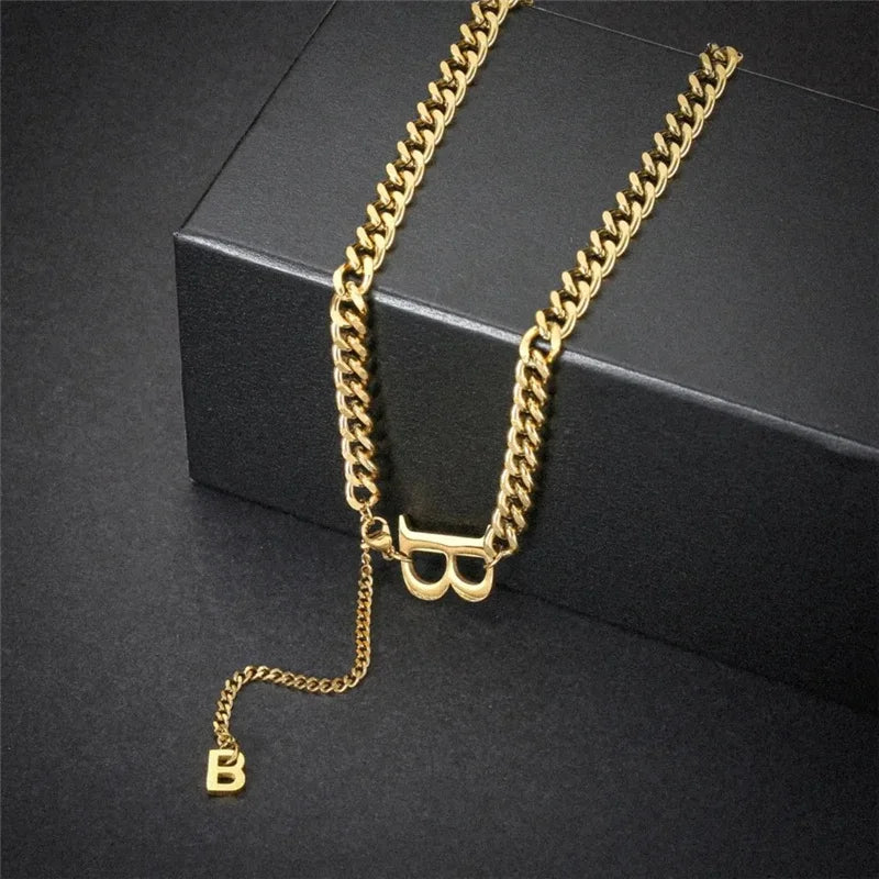 Necklace Hollow Heart Charm Clavicle