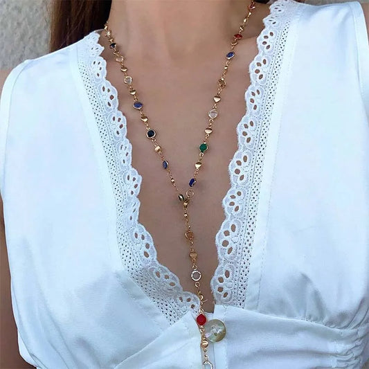 Necklace Crystal Tassel