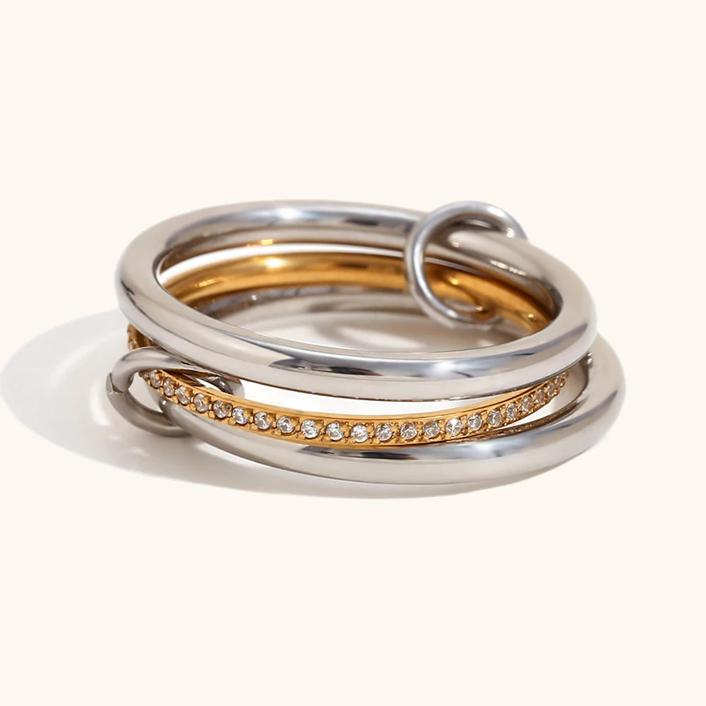 Rings Prism Aura Gold plating